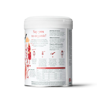 SPDD sữa công thức hữu cơ let