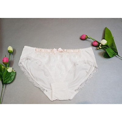 Quần Lót Cao Cấp Phong Cách Nhật Bản 95% Cotton Kết Hợp Viền Ren Đẹp Mê Ly Mẫu Hiện Đại Phong Cách Ngọt Ngào ( Mã WL17)