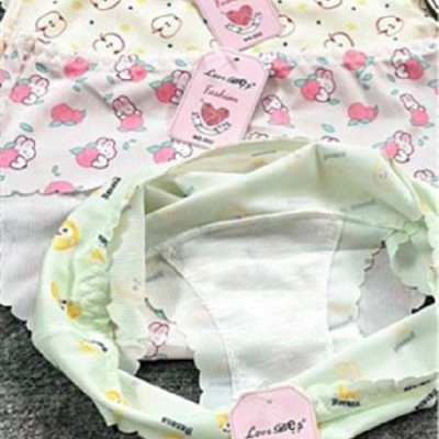 Combo 5 Quần Lót Nữ Su Tăm Nhiều Họa Tiết Love Đẹp 024 – Siêu Mềm, Co Giãn 4 Chiều