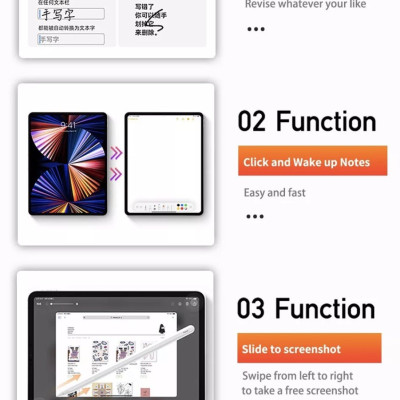 Bút Cảm Ứng Wiwu Pencil W Dành Cho Ipad Sạc Không Dây Từ Tính, Có Chỉ Báo Pin Trên Thân Bút - Hàng Chính Hãng