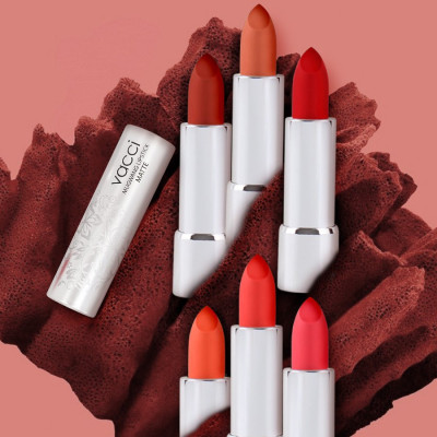 Son Lì VACCI - Lipstick Mugwang - Son Siêu Lì - Bền Màu - Không Trôi - Không Khô Môi