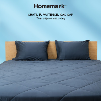 Chăn hè thu Tencel cao cấp Homemark 200x220cm, mềm nhẹ, thoáng khí, kháng khuẩn, chống dị ứng