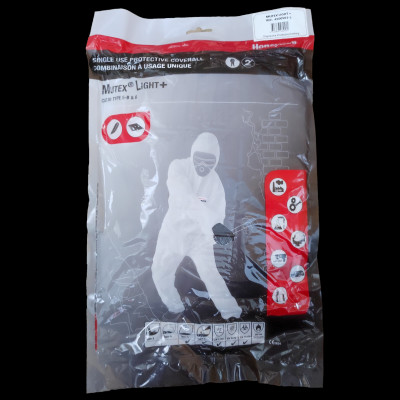 Combo: Bộ quần áo Honeywell Mutex Light (Level 3) kèm Kính bảo hộ 1621 3M và Khẩu trang Honeywell H801 N95