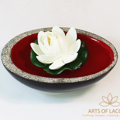 Bát Thả Hoa Hình Oval