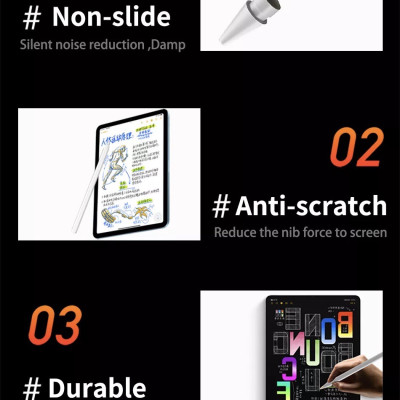 Bút Cảm Ứng Wiwu Pencil W Dành Cho Ipad Sạc Không Dây Từ Tính, Có Chỉ Báo Pin Trên Thân Bút - Hàng Chính Hãng