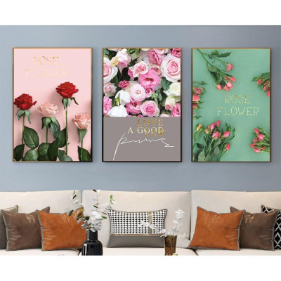 TRANH BỘ 3 TREO TƯỜNG CỠ ĐẠI - KÈM KHUNG - TB3BAFCF655