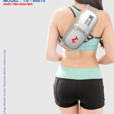 Đai (máy) massage bụng rung lắc và xoay aYosun TG - W688T5Premium thế hệ mới. Hỗ trợ Làm thon gọn cơ thể, mát xa thư giãn và giúp tiêu hóa tốt