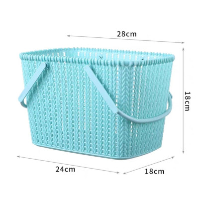 GIỎ MÂY 2 QUAI XÁCH LÀN MÂY ĐỰNG ĐỒ 2 QUAI XÁCH KIỂU DÁNG MÀU SẮC PHONG CÁCH HÀN QUỐC