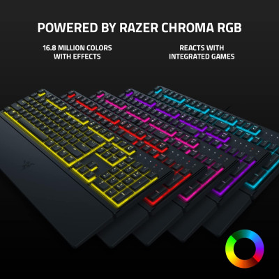 Razer Ornata V3 X Bàn phím RGB màng cấu hình thấp Hàng nhập khẩu