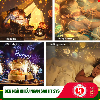 Đèn ngủ chiếu Ngàn Sao trang trí phòng HT SYS