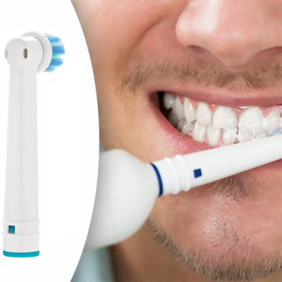 Cho máy Oral B Braun, bộ 4 Đầu Bàn Chải đánh răng điện thay thế MIHOCO EB28-P New Sensitive, làm sạch răng, cho nướu nhạy cảm, BỊ VIÊM