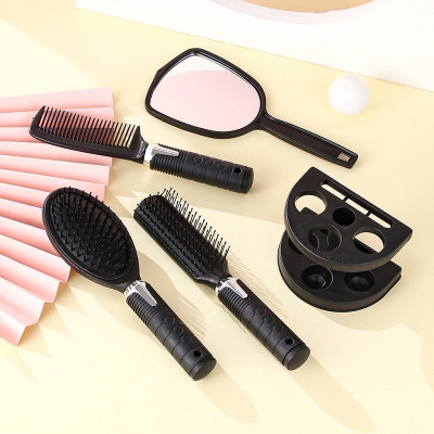 Combo 4 Món Lược Và Gương Cao Cấp Thiết Kế Sang Trọng ,Nhỏ Gọn Tiện Dụng Dễ Mang Theo