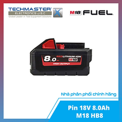 Pin Milwaukee M18HB8 (Hàng chính hãng, Bảo hành 12 tháng)