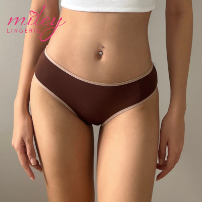 Combo 8 Quần lót nữ Flexi màu basic co giãn Miley Lingerie BCS40