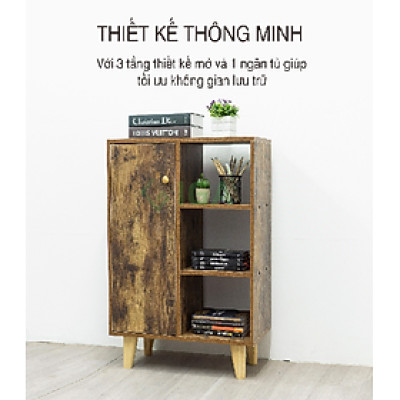 Tủ Giầy Multi 4F Màu Gỗ Cháy - GP108.08