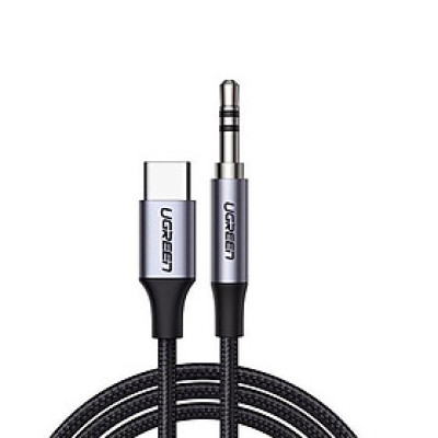 Ugreen UG30633AV143TK 1M màu đen Dây USB Type-C sang 3.5mm - HÀNG CHÍNH HÃNG