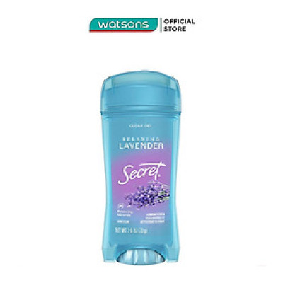 Gel Khử Mùi Secret Luxe Lavender Dành Cho Nữ Hương Hoa Oải Hương Thư Giãn 73g