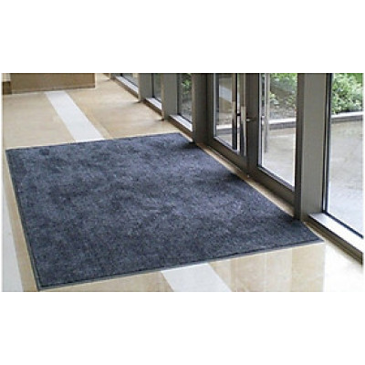 Thảm Chùi Chân chống trượt đế cao su trải sảnh 120cm x180cm - Ghi