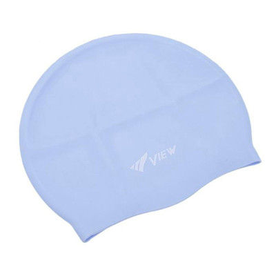 Bộ Kính Bơi VIEW V610 CLB (Xanh Trắng) Chống Sương Mù Chống tia UV Và Nón Bơi View V31 (Xanh nhạt) - Hàng chính hãng 100% sản xuất tại Nhật Bản