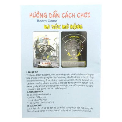 Boardgame Ma Sói Mở Rộng LHT