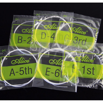 Bộ 6 Dây Đàn Guitar Classic Alice A106 ( Tặng Kèm 3 Pick Gảy Alice AP-100Q )