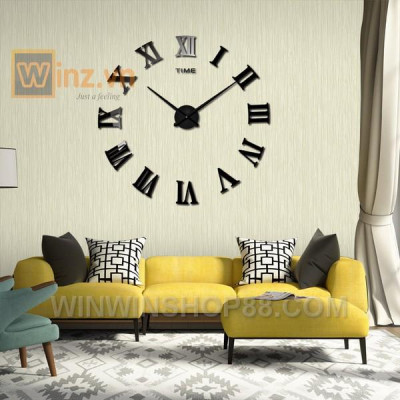 Đồng hồ dán tường số La Mã V.2 - Winz.vn