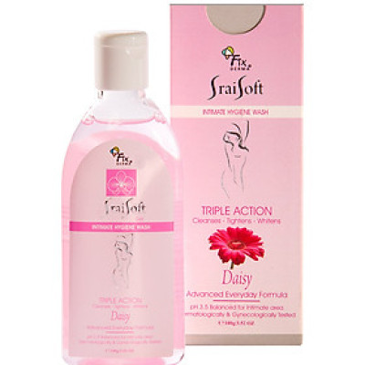 Gel vệ sinh phụ nữ Fixderma Srai Soft Gel – Daisy (Hương Hoa Cúc) (100g)