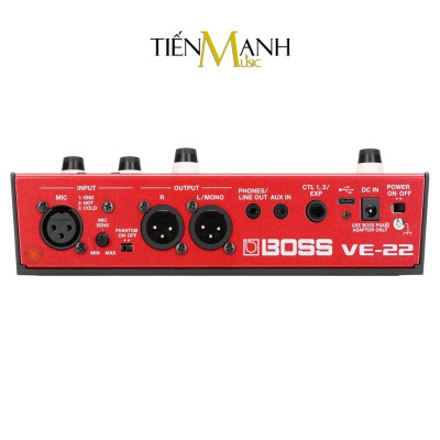 Bàn Đạp Phơ Bộ Hiệu Ứng Vocal Harmonist Boss VE22 - Tạo Tiếng Bè, Vang Vọng Và Chỉnh Tone, Giọng Cho Ca Sĩ VE-22