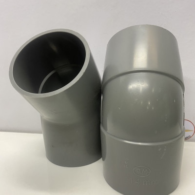 Lơi 114 dày nhựa PVC Bình Minh (45o ElBow)_L114D
