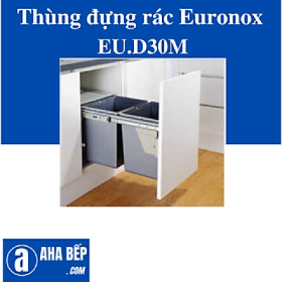 THÙNG ĐỰC RÁC 2 KHOANG EURONOX EU.D30M. Hàng Chính Hãng