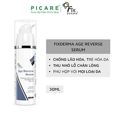 Serum Dưỡng Ẩm Phục Hồi Trẻ Hóa Làn Da Fixderma Age Reverse Serum 30ml
