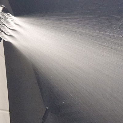 Bộ tay dây sen siêu tăng áp, dòng chảy xoáy độc đáo, 1 chức năng chảy Eurolife EL-121SH (Trắng bạc)