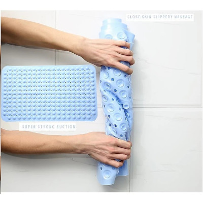 Tấm nhựa trải lót sàn, thảm nhà tắm, nhà vệ sinh, chống trơn trượt an toàn- GROFA (giao màu ngẫu nhiên)