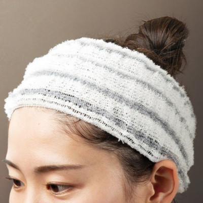 Khăn mũ trùm đầu khi tắm Towa Sangyo - Bản hẹp - Made in Japan