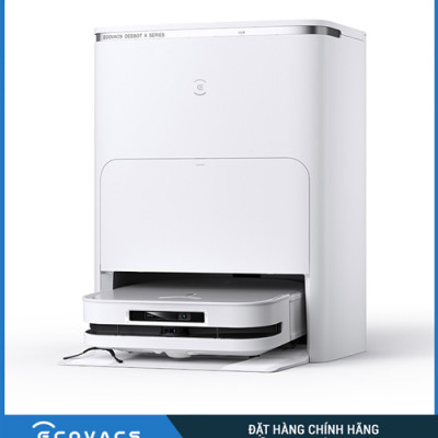 [GIÁ TẠI KHO] - Robot Hút Bụi Lau Nhà Ecovacs Deebot X5 Pro Omni 2025 Màu trắng - Hàng chính hãng Ecovacs 