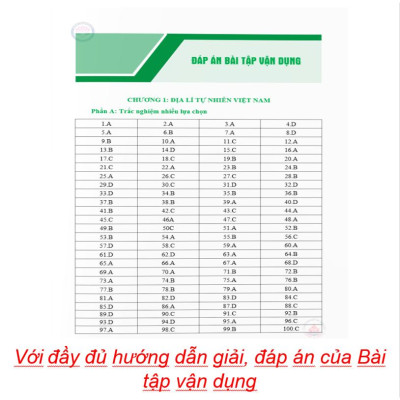 Sách Luyện thi Đánh giá Năng lực Môn Địa Lí ( Phần kiến thức lớp 12 )