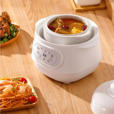 Nồi nấu cháo chưng yến 1 Lít Mishio MK383 - Hàng chính hãng