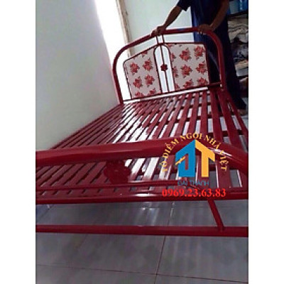 Giường sắt kiểu tròn giá rẻ sài gòn 1m x 2m