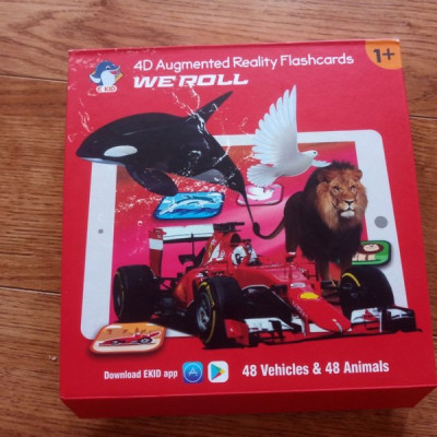 Bộ Thẻ học thông minh EKID 4D Augmented Reality Flashcards. EKID - 96 thẻ