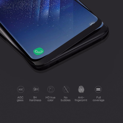 Tấm dán kính cường lực full màn hình Nillkin 3D CP+ MAX cho Samsung Galaxy S9 / Samsung Galaxy S9 Plus - Hàng chính hãng