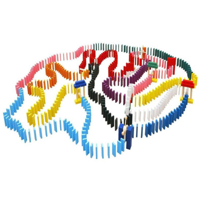 100 Quân Domino Xếp Hình Tập Nhận Biết MÀU SẮC Kích Thích TƯ DUY SÁNG TẠO Đồ Chơi Bằng Gỗ Tự Nhiên - Hàng Chính Hãng ĐỒ CHƠI TRÍ TUỆ