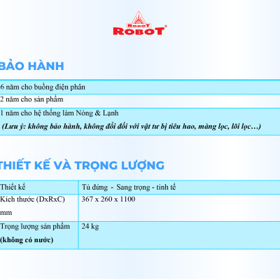 Máy Lọc Nước Điện Giải Ion Kiềm ROBOT IonKing 511 Chế Độ Nóng Nguội Lạnh - Hàng Chính Hãng
