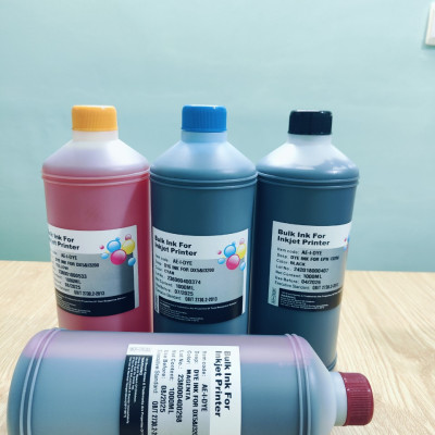 Mực nước dye ink màu xanh (C) tương thích Epson Dx5 I3200 loại 1 lít, hàng nhập khẩu.