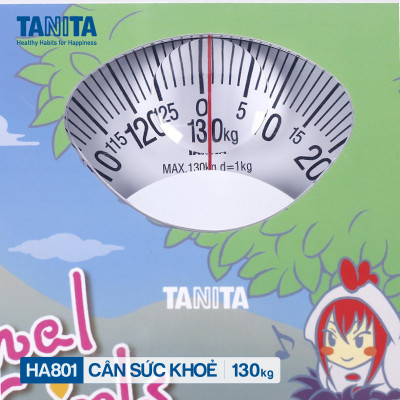 Cân sức khoẻ cơ học Tanita HA801 Nhật Bản Tanita (HÌNH CÔ GÁI), chính hãng nhật bản,cân cơ học,cân chính hãng,cân nhật bản,cân sức khoẻ y tế,cân sức khoẻ gia đình,cân sức khoẻ cao cấp,120kg,130kg,Cân sức khoẻ mini