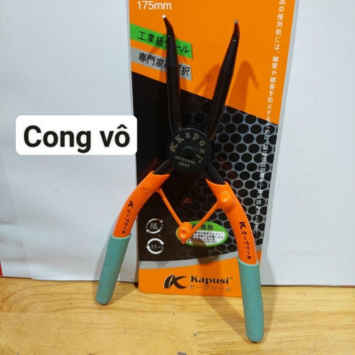 Bộ Kìm Mở Phe Kapusi Japan 7 Inch/175mm - Thiết Kế Tiện Lợi, Tay Cầm Bọc Nhựa