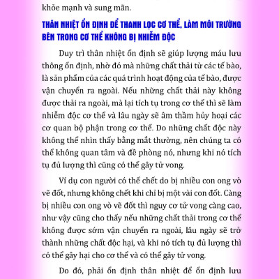 Thân Nhiệt Quyết Định Sinh Lão Bệnh Tử + Thân Nhiệt Năng Lượng Cốt Yếu Của Sự Sống