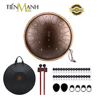 Trống Không Linh Tank Drum 15 Tone Huashu TWH15 13inch - Lưỡi Thép Steel Tongue Note, Nốt TWH15-14 Hàng Chính Hãng