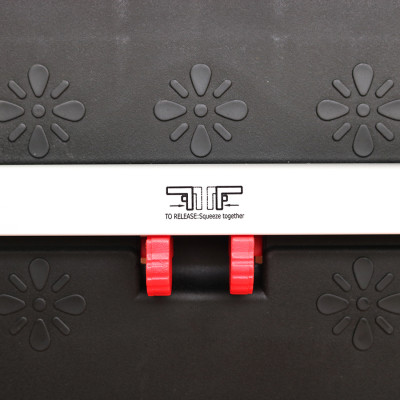 Xe đẩy hàng 4 bánh Nikawa FWS-100F, tải trọng 150kg, màu đen