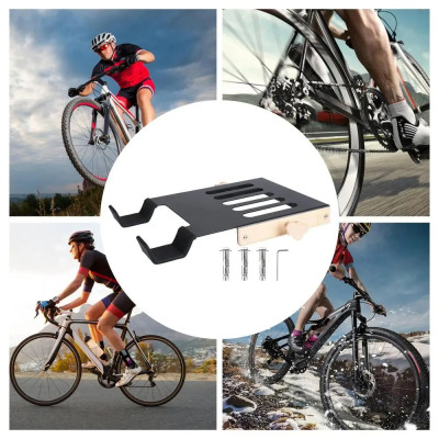 Móc Treo Xe Đạp Tường 30kg ESL-30 Tiết Kiệm Không Gian, Có Bọc Cao su chống trầy xe, Giá Đỡ Xe Đạp Trong Nhà Nhà Để Xe - Mai Lee