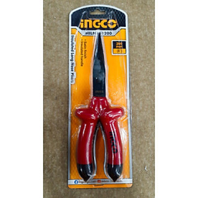 KÌM MŨI NHỌN DÀI CÁCH ĐIỆN 1000V 8" INGCO HILNP01200 - HÀNG CHÍNH HÃNG